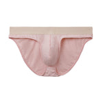 2 Pack Men's Seamless Quick-Dry Lightweight & Airy Sporty Cut Soft Briefs