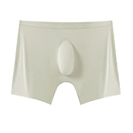 4 Pack Men's Seamless Ice Silk Quick-Dry U-Pouch Cooling Touch Boxer Briefs