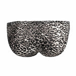 2 Pack Men's Second-Skin Feel Leopard Print Design Briefs