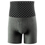 Men's Tummy Control Boxer Briefs With Functional Fly