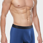 Men's Separate Big Pouch Long Boxer Briefs