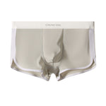 4 Pack Men's Mid-Rise Solid Color Stretch Fit Breathable Trunks