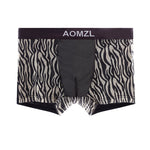 2-pack Men's Leopard Print Sexy Mesh Boxer Briefs