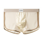 4 Pack Men's Ice Silk Mesh Trunks with Antibacterial Pouch and Cooling Comfort