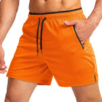 Men's Zipper Pockets & Quick-Dry Movement-Friendly Activewear Shorts