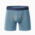 Breathable Sports Boxer Briefs with Open Fly