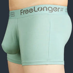 FreeLonger Men’s Soft Cotton Support Pouch Trunks