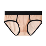 3 Pack Men's High-Stretch & Solid Color Soft Mesh Briefs