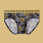 4 Pack Men's Soft & Thin Cooling Touch Playful Prints Briefs