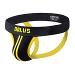 3 Pack Men's U-Pouch Striped Sexy Jockstraps