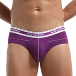 3 Pack Men's Comfortable Sporty Breathable Low-Waist Sexy Briefs