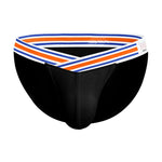 2-pack Men's Striped V-waist High-cut Briefs
