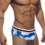Men's Low-Rise Casual Holiday Swim Briefs