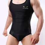 Men's Mesh Breathable Running & Gym Design Singlet Bodysuit