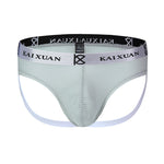 3 Pack Men's Mesh Thong with Stretch & Breathable 3D Support Pouch
