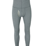Men's High Waist Plus Fleece Cotton Warm Pants with  with Fly
