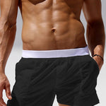 Men's Non-Lined Translucent Sexy Beach Shorts