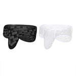 2 Pack Men's Mesh Breathable Large U-Pouch Quick-Dry Low-Rise Sexy Trunks