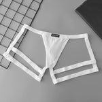 2 Pack Men's Low-Rise Strap Bikini with Support Pouch – Sexy Leg Strap