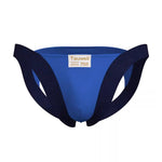 2 Pack Men's Ultra-Soft Cotton Low-Rise Sexy Anti-Chafing Stretch Jockstrap