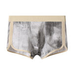 4 Pack Men's No-Roll Mid-Rise Movement-Friendly Soft Boxer Briefs