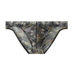 4 Pack Men's Trendy Print Low-Rise U-Pouch & Breathable Mesh Briefs