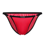 4 Pack Men's Cooling Touch Adjustable Ice Silk Bikinis