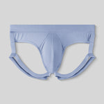 2 Pack Men's Bamboo Fiber Athletic Thong with Contour U-Pouch & Soft Stretch Fit