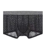 3 Pack Men's Lace Breathable Sweat-Wicking Trunks