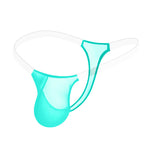 2 Pack Men's Seamless Semi-Transparent Thongs