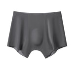 2 Pack Men's Seamless Ice Silk Smooth Touch Antibacterial Boxer Briefs