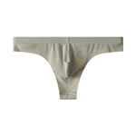 4-Pack Men's Seamless Solid Color Stretch Fit Ice Silk Thong
