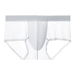 2 Pack Men's Ultra-Thin Breathable Antibacterial Crotch Briefs