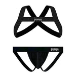 Men's Sporty Cut Anti-Chafing Stretch Fit Shoulder Strap & Underwear