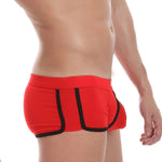2 Pack Men's Ultra-Soft Modal Low-Rise Comfy Waistband Odor-Control Trunks