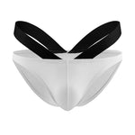 3-pack Men's Double-layer Pouch V-neck Double-waist Bikini