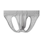 3 Pack Men's Sexy Mesh Transparent Big Pouch Jockstrap