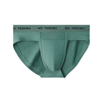3 Pack Men's One-Piece Cut Briefs with Enhanced Pouch and Stretch Waistband