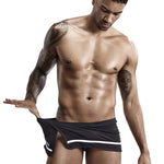Men's Stylish Homewear Cotton Toweling Side Slit Shorts