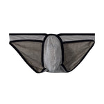 2 Pack Men's Sexy Sporty Breathable Low-Rise Seamless Sides Bikini