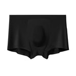 3 Pack Men's Seamless Comfort Solid Color 3D Pouch & Breathable Trunks