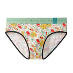 3 Pack Men's Mid-Rise Stay-Put Fit Skin-Friendly Breathable Briefs & Trunks