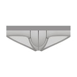 3 Pack Men's Seamless Comfort Second-Skin Feel Fabric Briefs
