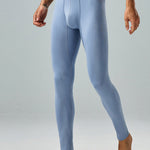 Seobean Men's Thin Autumn and Winter Essential Thermal Underwear Long Pants
