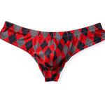 Men’s Low-Rise U-Convex Print Thong