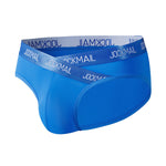 2 Pack Men's Sporty Letter Print Supportive Low-Rise Ice Silk Skin-Friendly Bikini