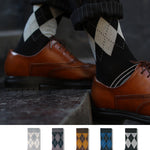 5 Pack Men's Vintage Diamond Socks