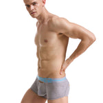 2 Pack Men's Supportive Pouch Breathable Comfort Quick-Dry Stretch Trunks