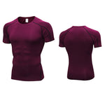 Men's Full Coverage Mesh Panel Quick-Dry Fabric Odor-Control Tops & Tights