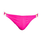 Men's Quick-Dry Odor-Control Solid Color Side Snap Swim Briefs